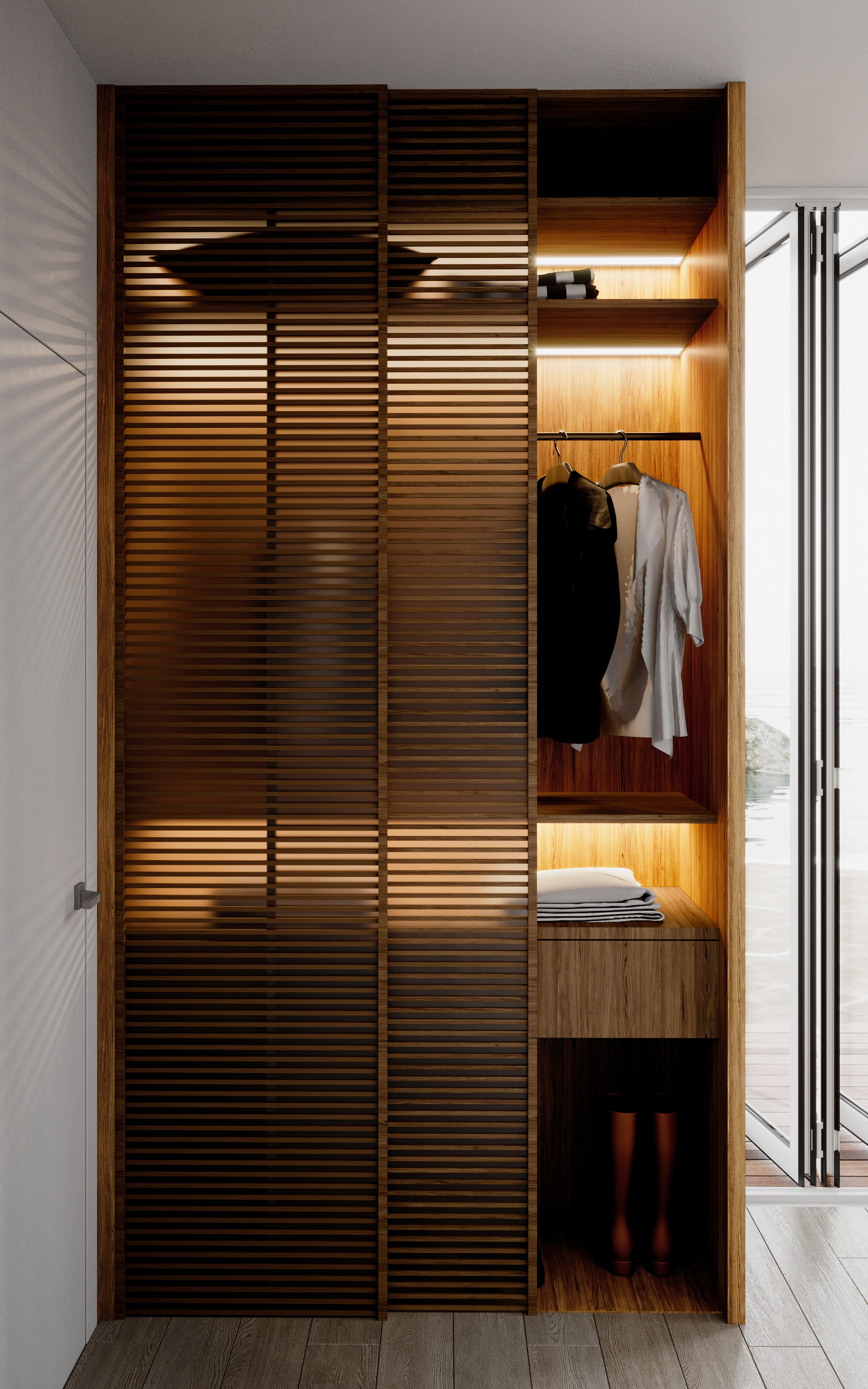 Modern Movable Cabinet with Flexible Interior Design-32