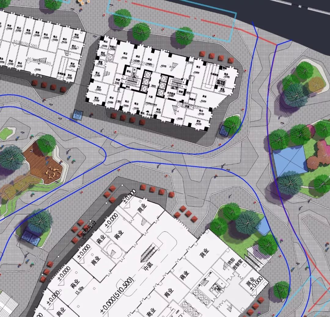 以折线力量,突破场所的边界 ▏旭辉华宇锦绣广场-28