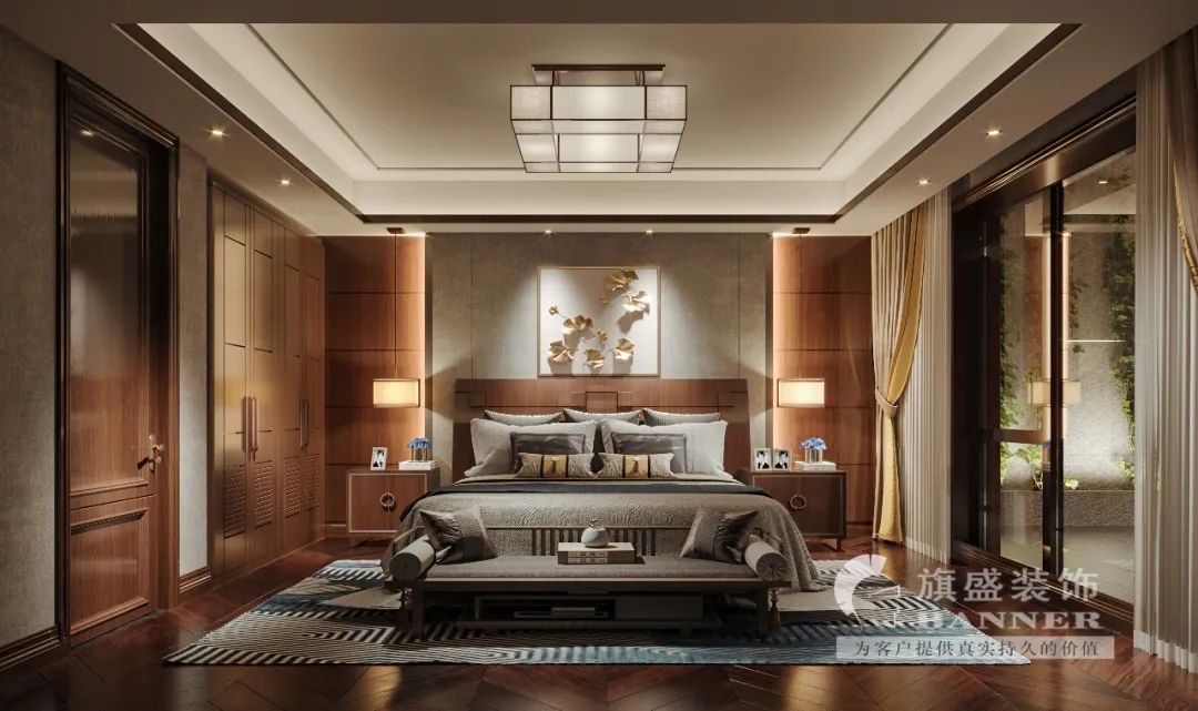 白桦林团圆新中式设计丨旗盛-62