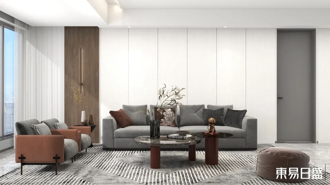 【案例】146㎡现代极简风格：谁说极简＝冰冷？这样做平衡得刚刚好！-11