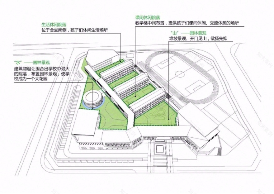 淮扬园林 现代诠释,蜀冈小学项目丨中国扬州丨华造设计-7