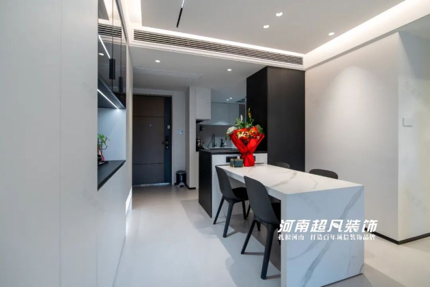 完工首发丨金水区美盛教育港湾,110平黑白灰极简风,色彩纯粹层次丰富-108