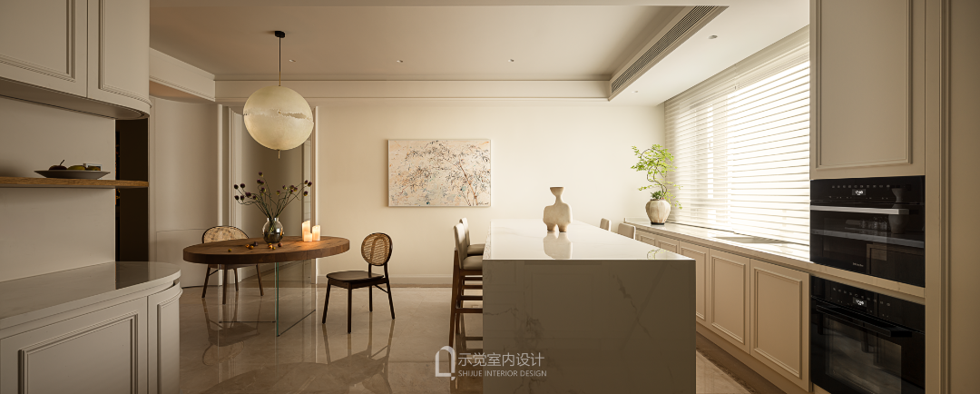 示觉设计|250㎡中海紫御豪庭，绿影泊心，拱廊叙事-42