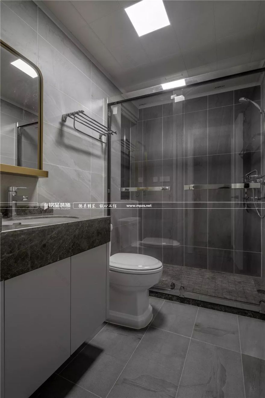 轻奢美式 166²大平层,优雅高级灰的时尚演绎-36