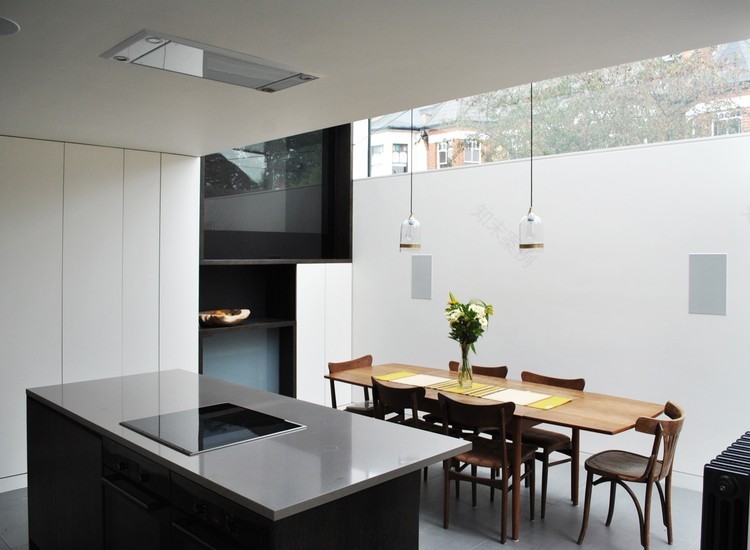 伦敦玻璃盒住宅的室内设计亮点-8