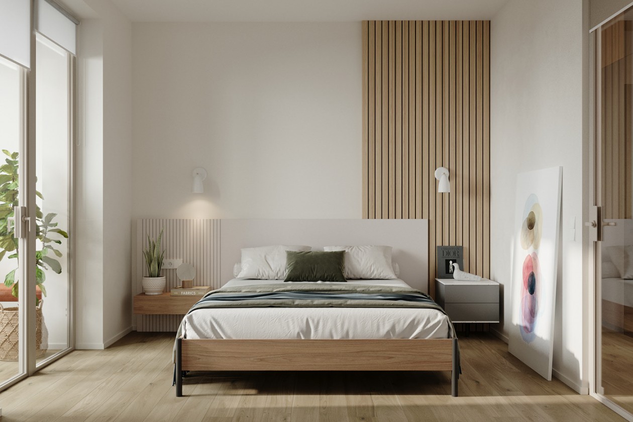 现代原木风平层设计-12