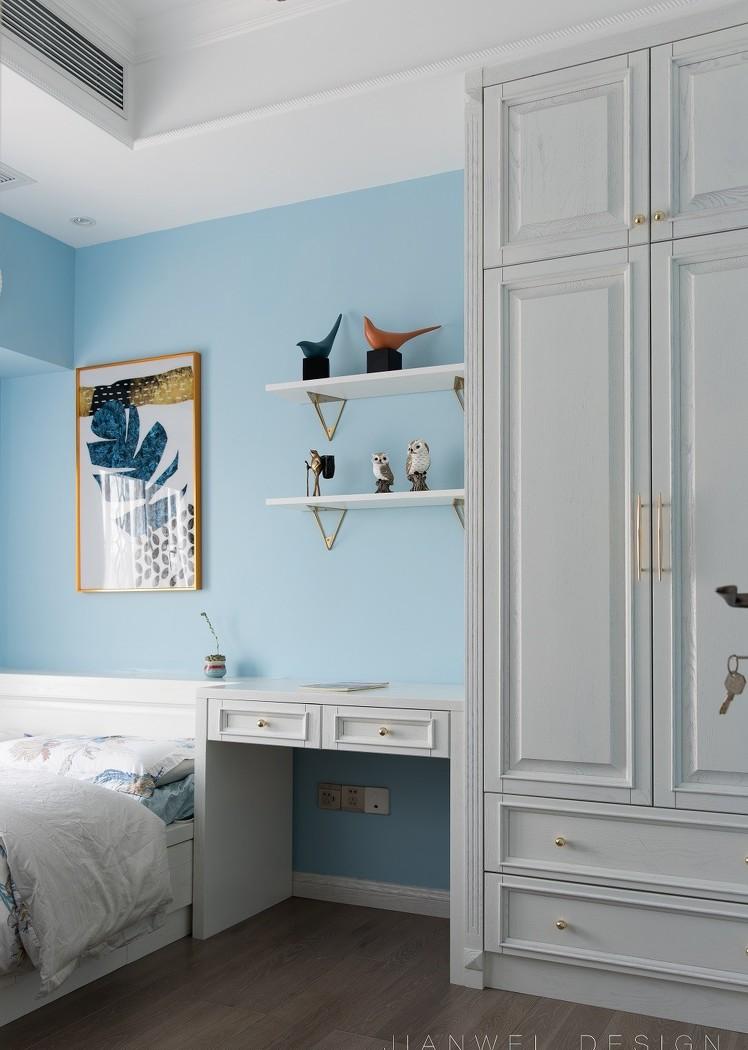 现代摩登美式轻奢家居,玩转平层空间设计-54