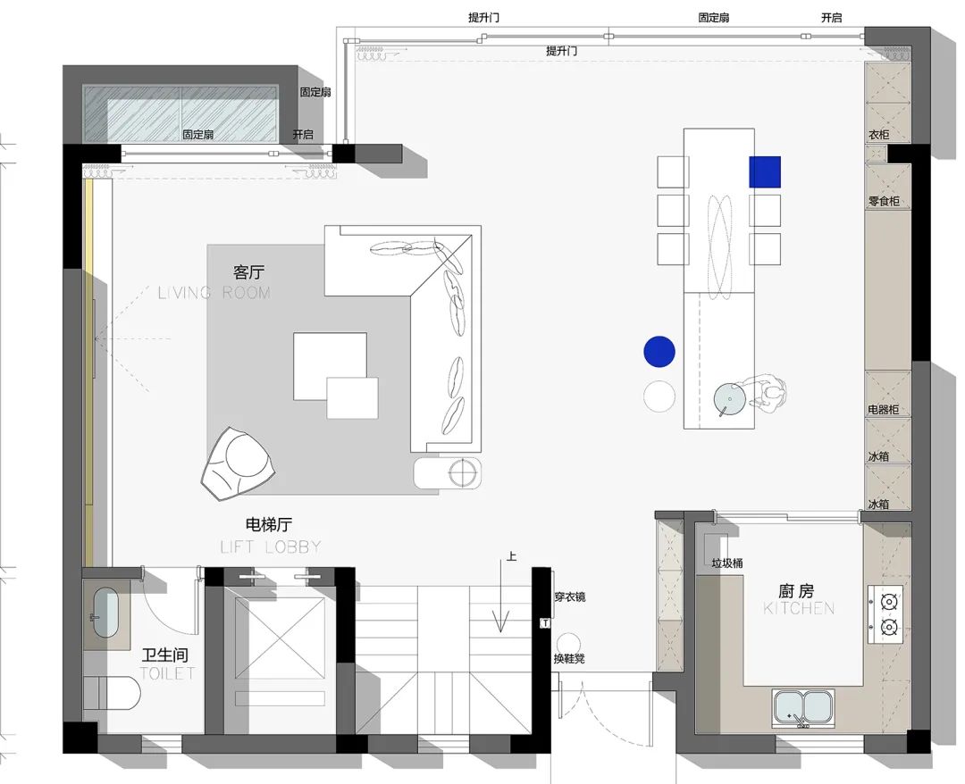 江苏徐州 600㎡现代简约别墅设计丨中国徐州丨鸿鹄设计-6