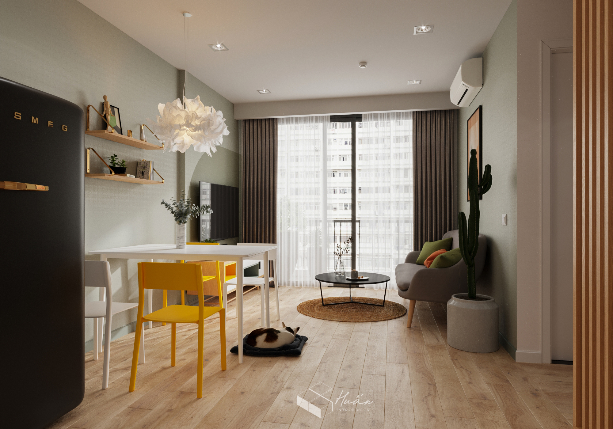 色彩块内饰 4丨越南丨it me-5