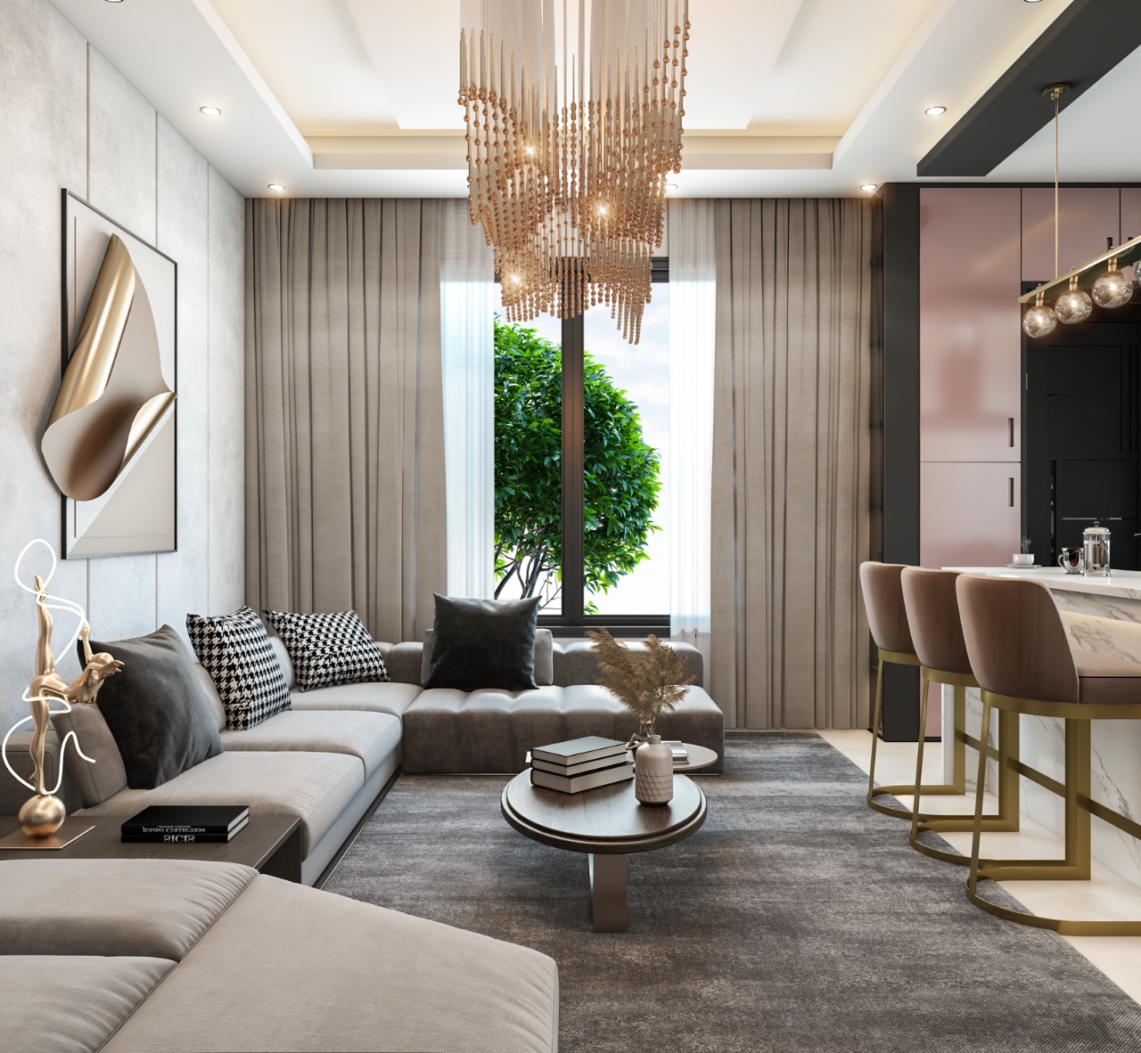 Bayan's Home Design  室内设计丨约旦安曼-15