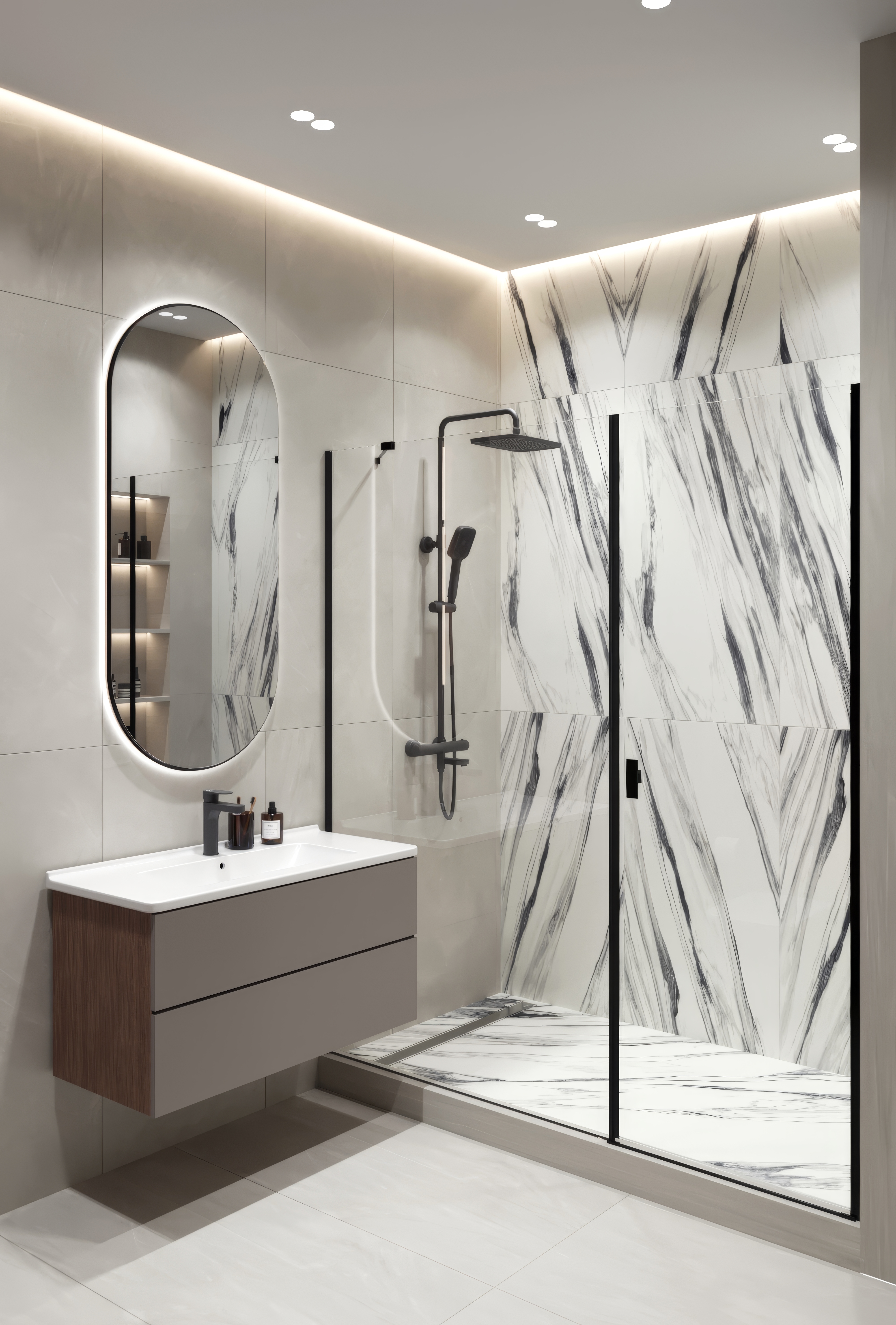 Двухкомнатная квартира 90 кв.м-8