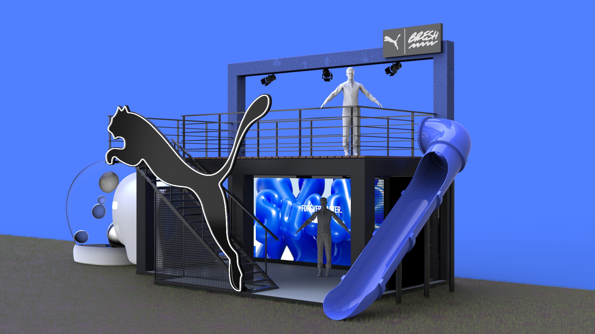 Puma 品牌广告展位设计丨阿根廷布宜诺斯艾利斯丨The Action Design Company（TADC）-4