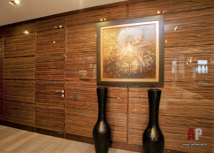 现代风格带紫檀木面板的小户型三居室公寓室内设计丨俄罗斯莫斯科丨安德烈耶夫·弗拉季斯拉夫-16