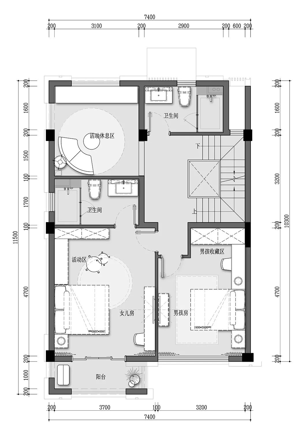 360㎡高级灰别墅 | 围炉夜话，回归本心的感动-79