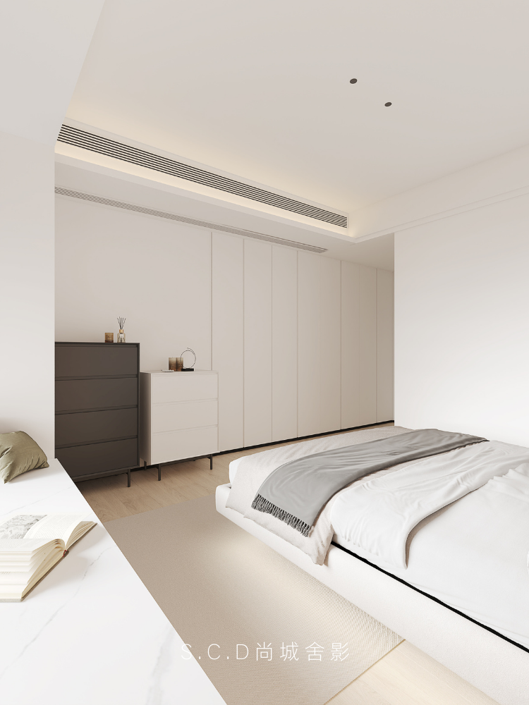新丰·壹号院 138㎡纯白之家丨尚城舍影建筑装饰设计-45