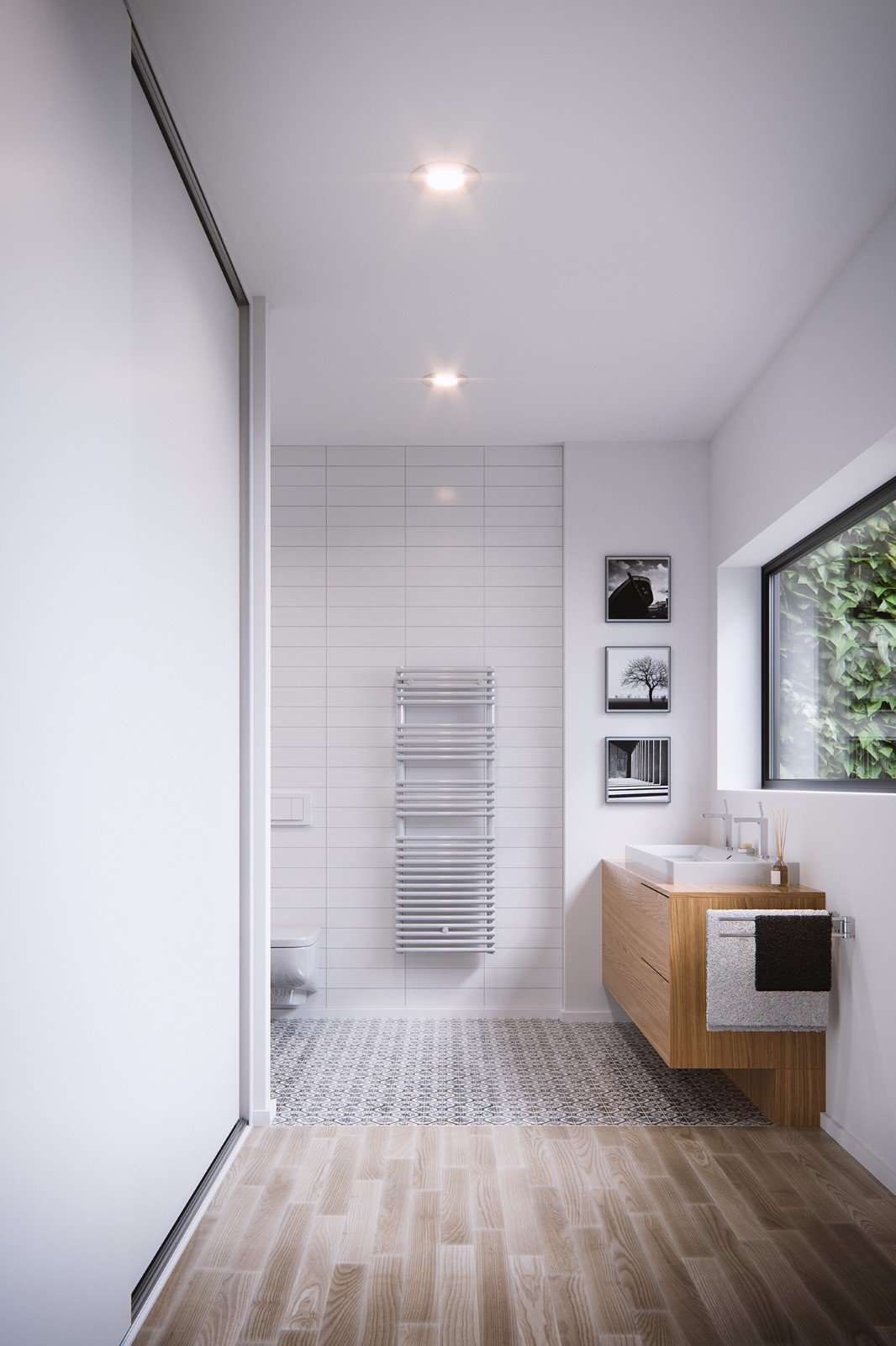 国外现代木质感公寓  Maison Mentana-0