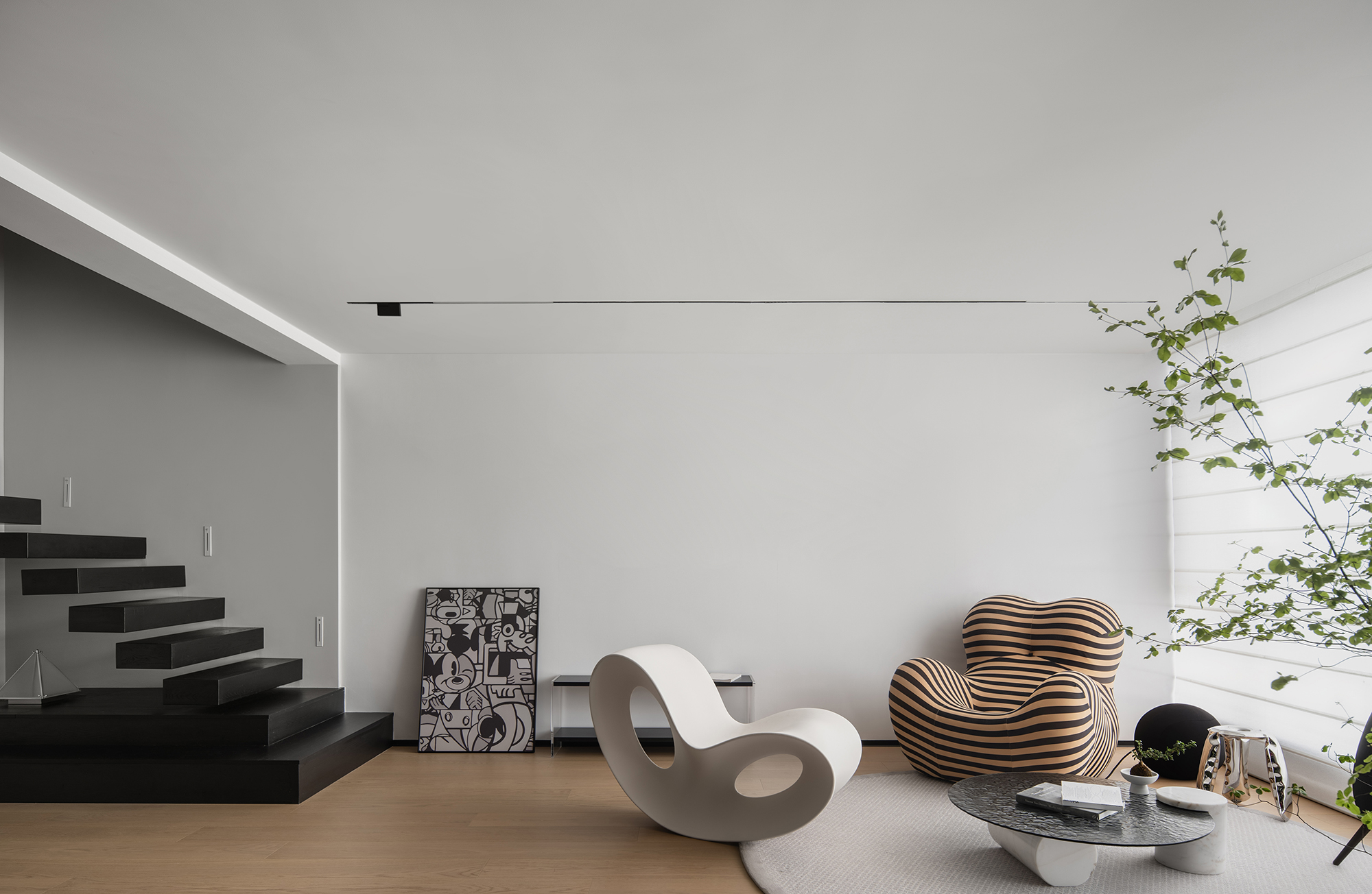 黑色琴键 · 四川成都 134㎡跃层私宅设计丨中国成都丨季意空间设计-14