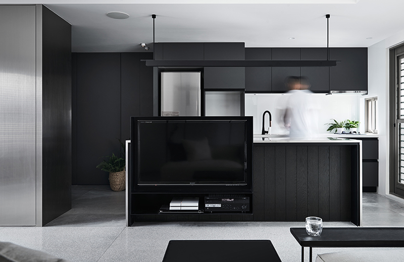 许宅——内湖92㎡弹性活动式宠物共生宅  CONCEPT 北欧建筑设计-6