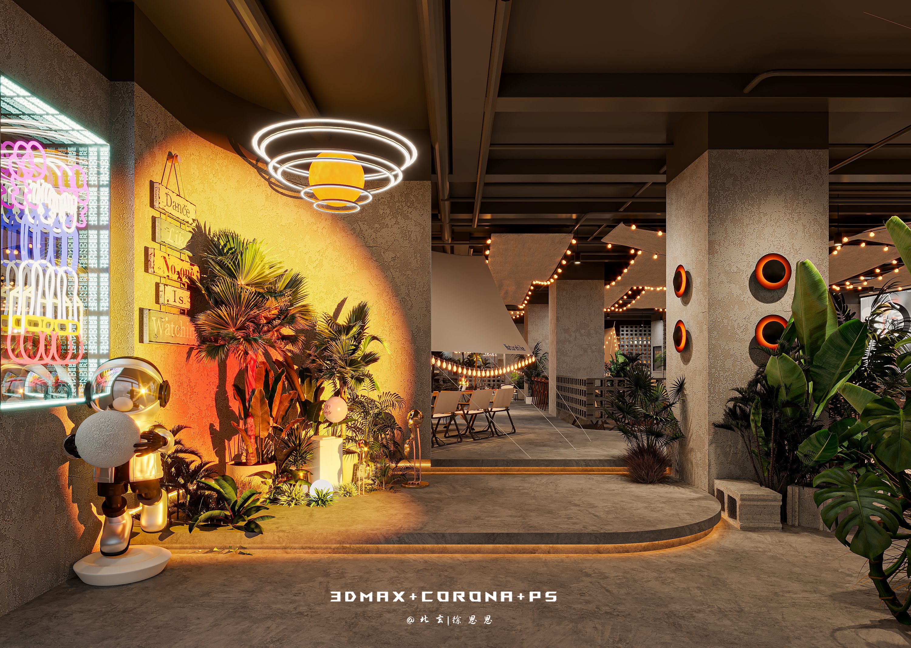 主题音乐餐吧，体验都市里的露营风-12