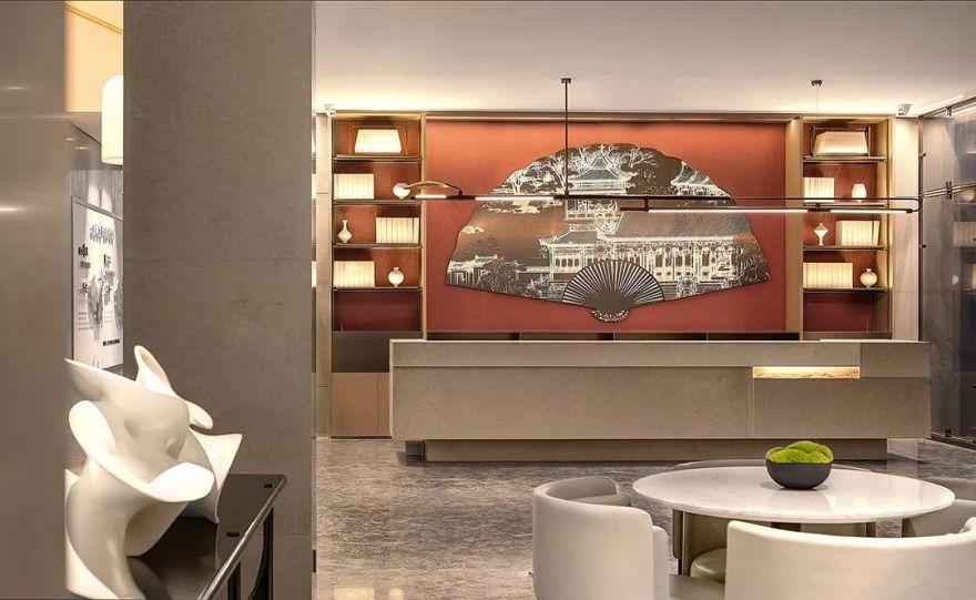 华侨城路劲南京山语隽府售楼处设计丨中国南京丨春山秋水设计-28