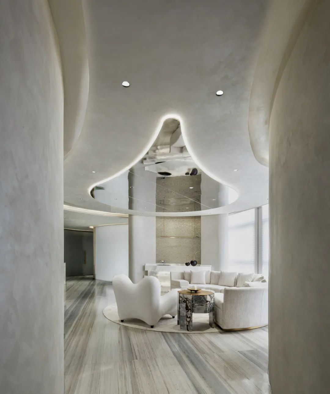 弧形絮语 · 成都赫柏源生物科技美容院设计丨中国成都丨成都尊席装饰工程有限公司-22