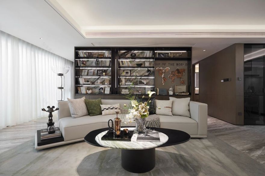 南昌市政 · 锦绣文澜架空层丨中国南昌丨HPID设计团队,重庆星翰装饰,上海一目建筑-82