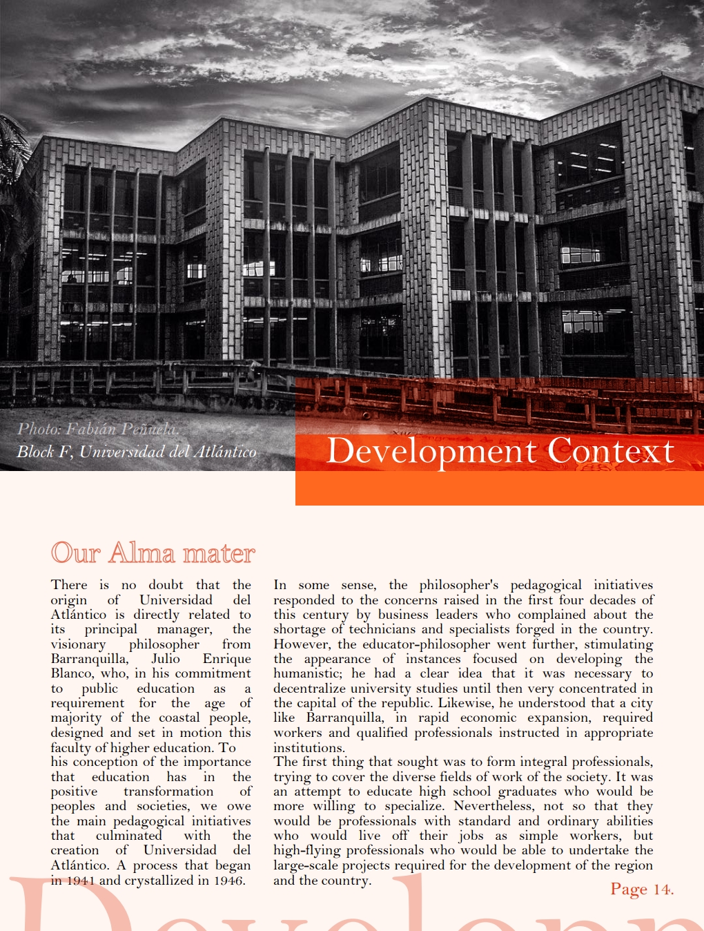 Study visit proposal with an architectural approach-6