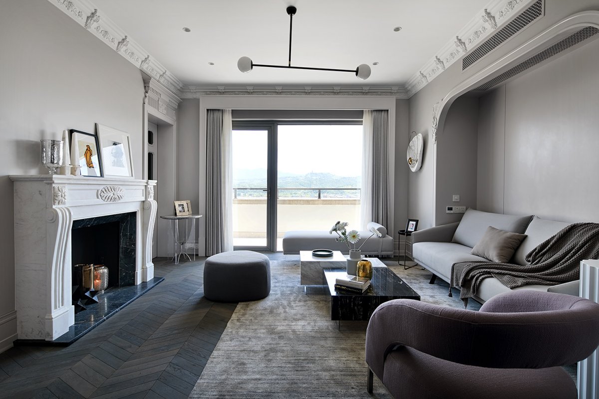 金元门设计 · 郁金花园顶层复式公寓-0