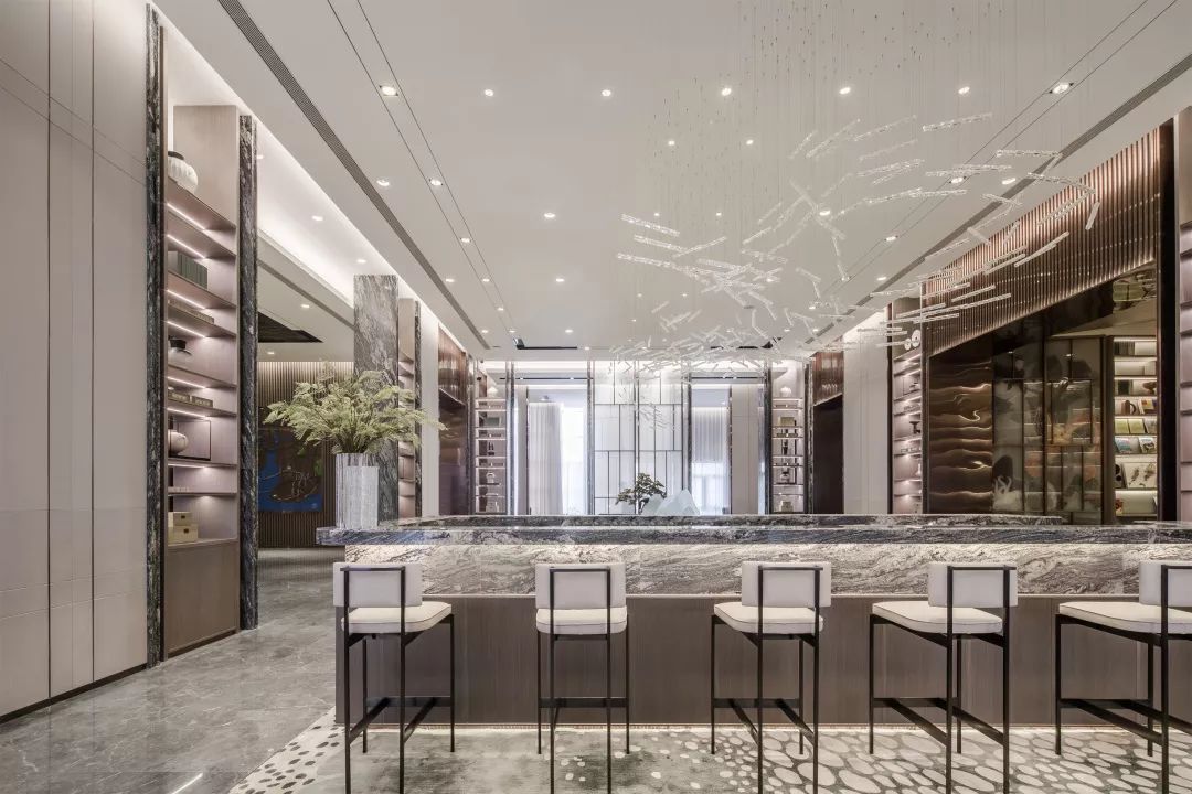 青岛天一仁和宸璟都会售楼处 | 诗意山海,东方美学-32