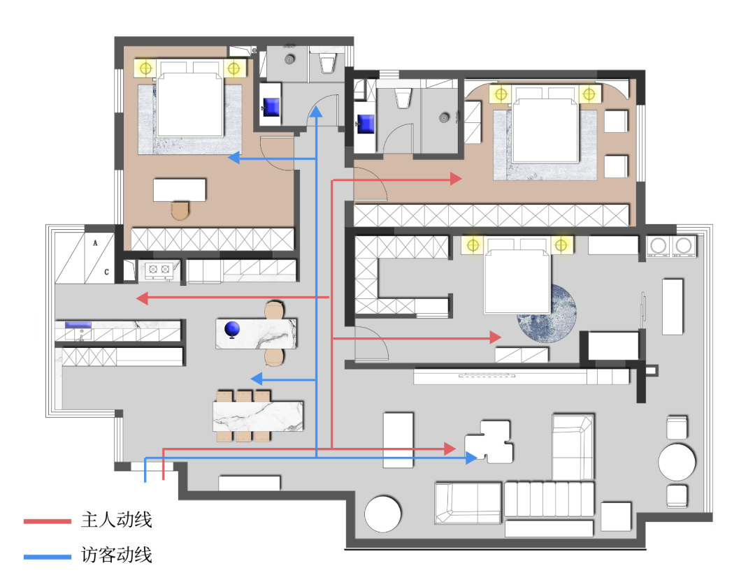 流动光隐 · 现代简约风格家居设计丨马来西亚芙蓉丨西安异构设计-32