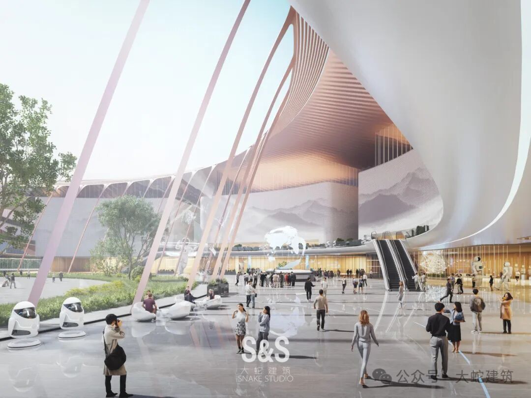 【D5动画】南阳国际会展中心设计方案 Animation 丨中国南阳丨大蛇建筑-6