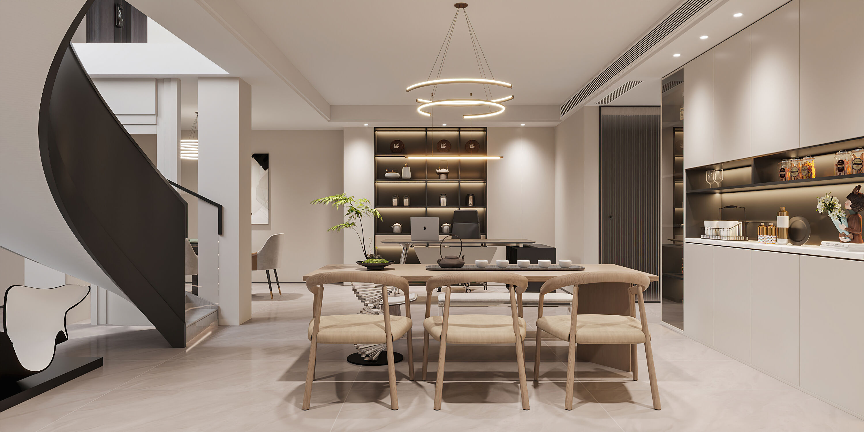 现代意式轻奢客餐厅-5