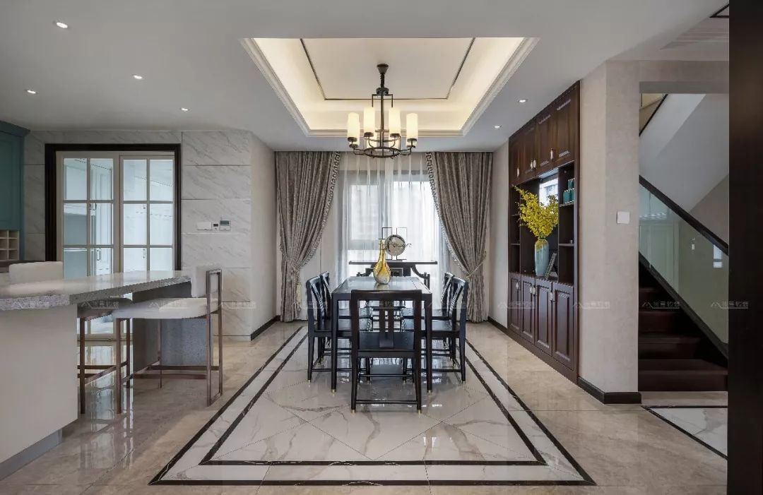 东方静谧—新中式风格（软装实景案例）-23