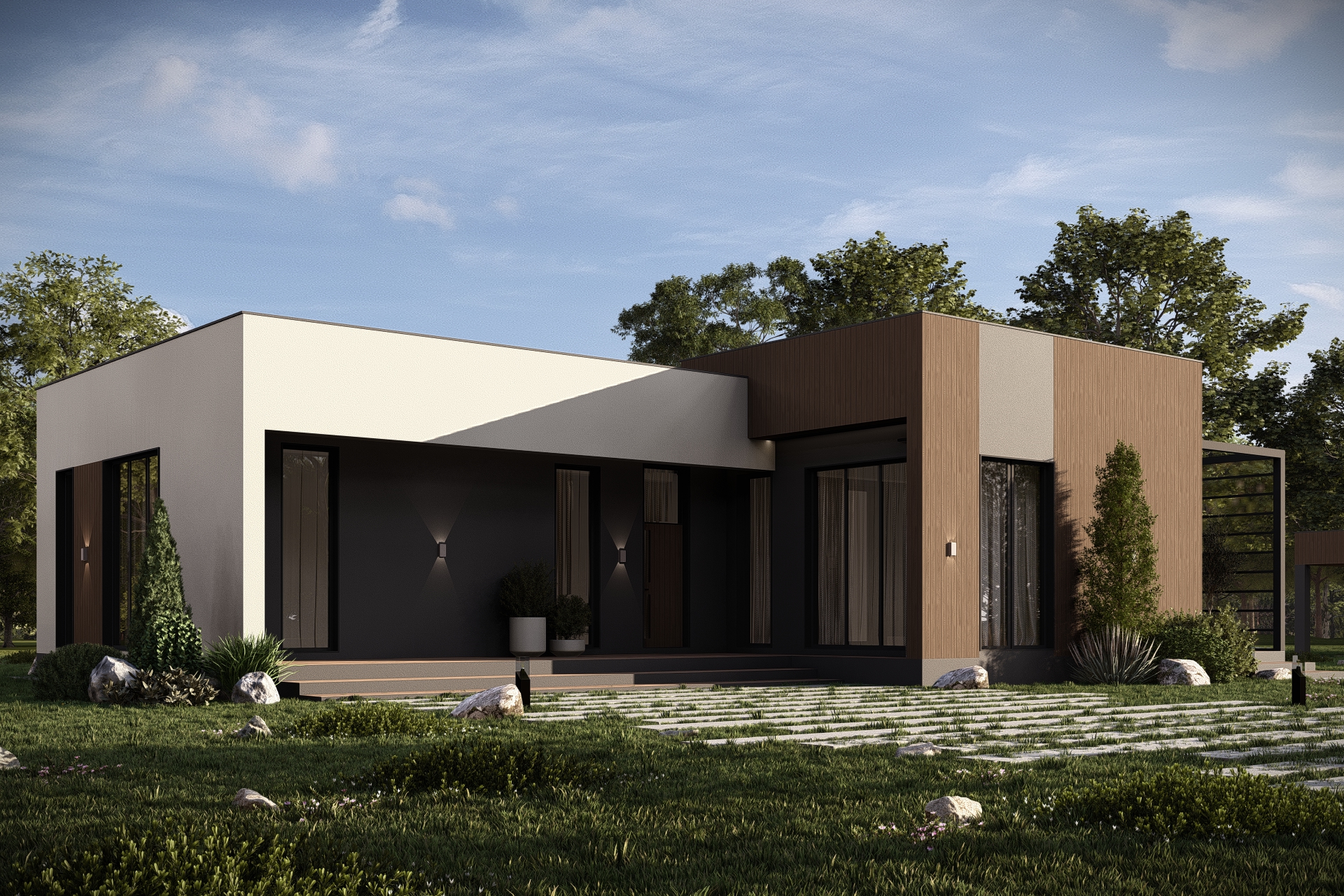 独栋住宅外立面设计-9