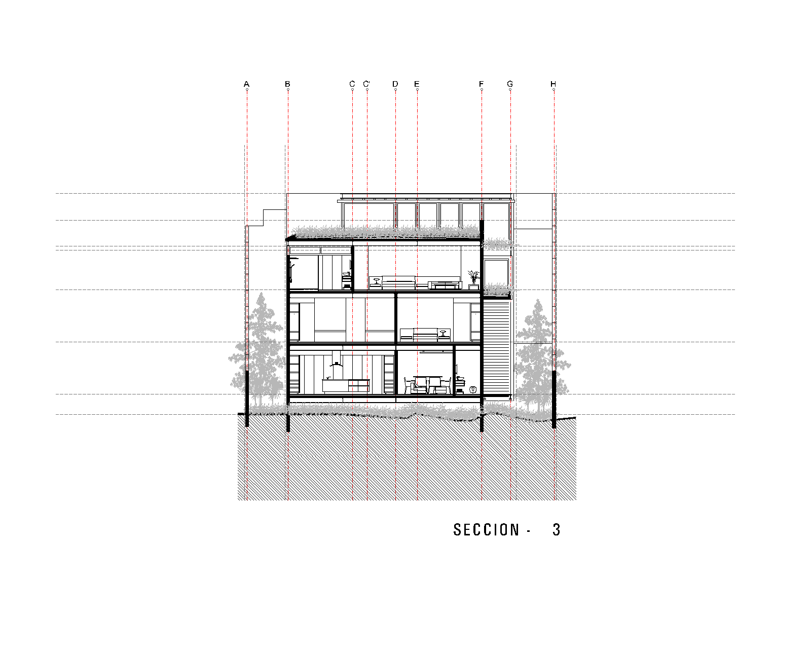 森林中的几何之家-58