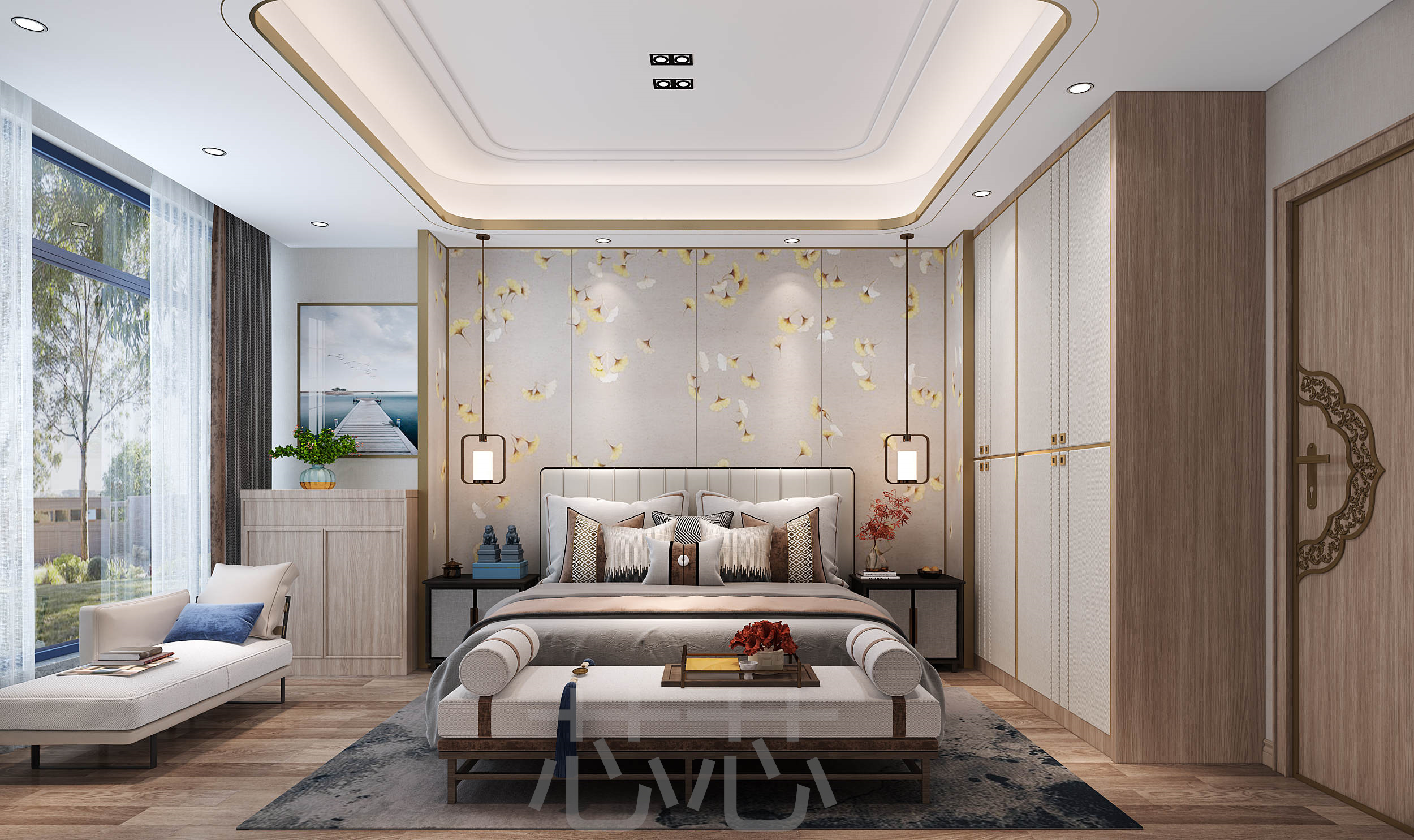 雅致新中式，富丽堂皇的室内设计-8