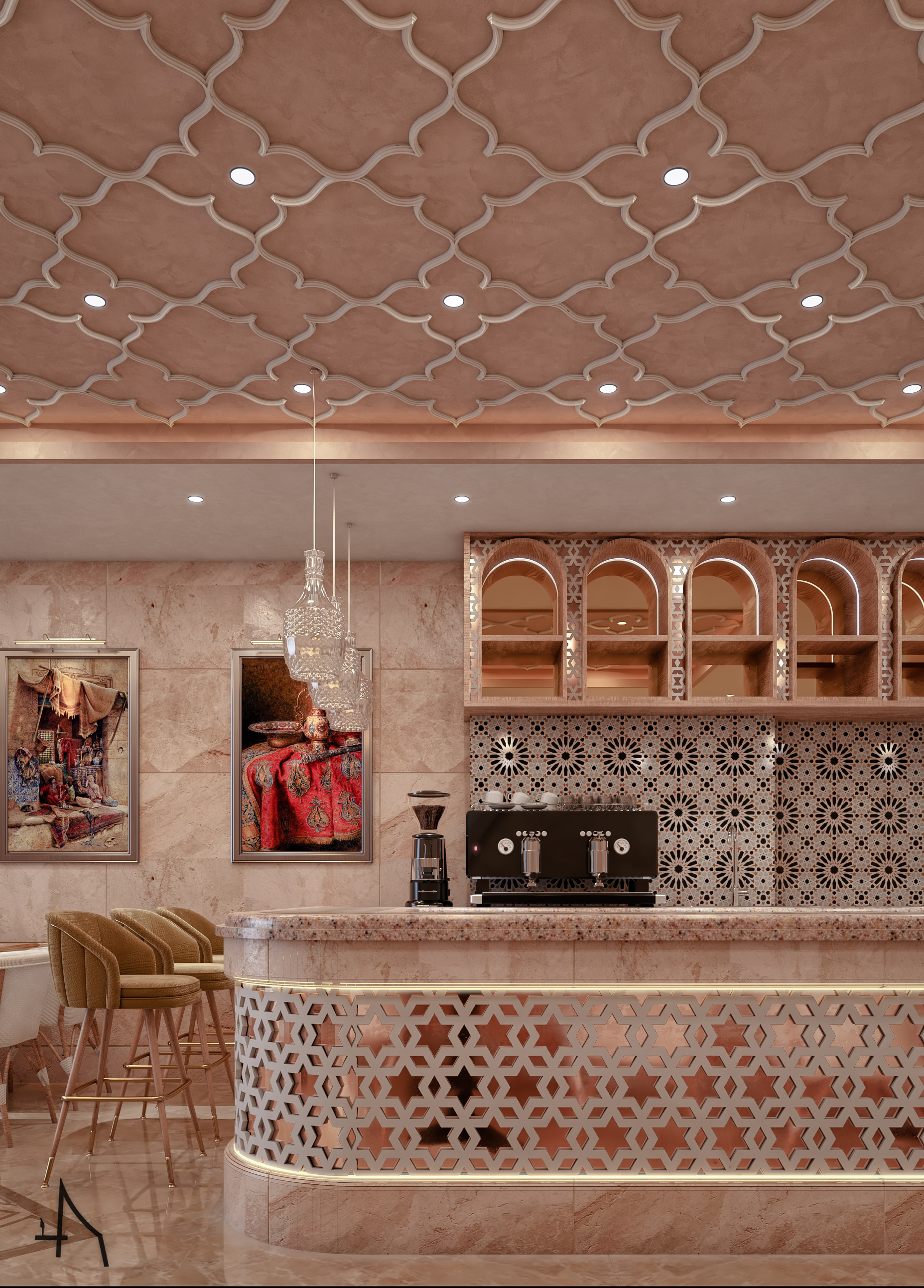 伊斯兰餐厅丨阿联酋迪拜丨Islamic star-18