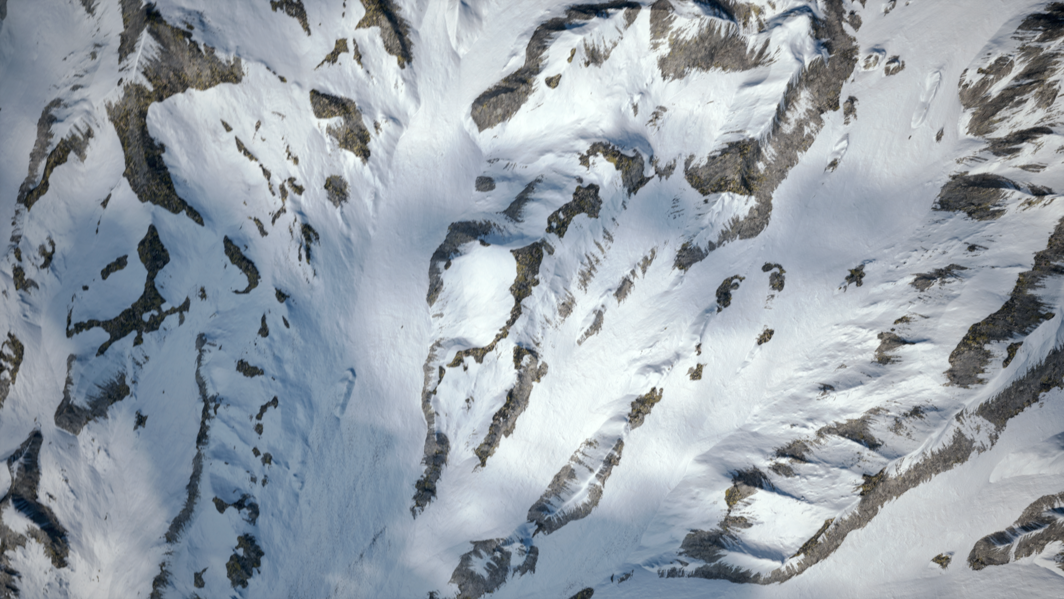 Snow Mountain Created in Gaea & Unreal Engine 5-9