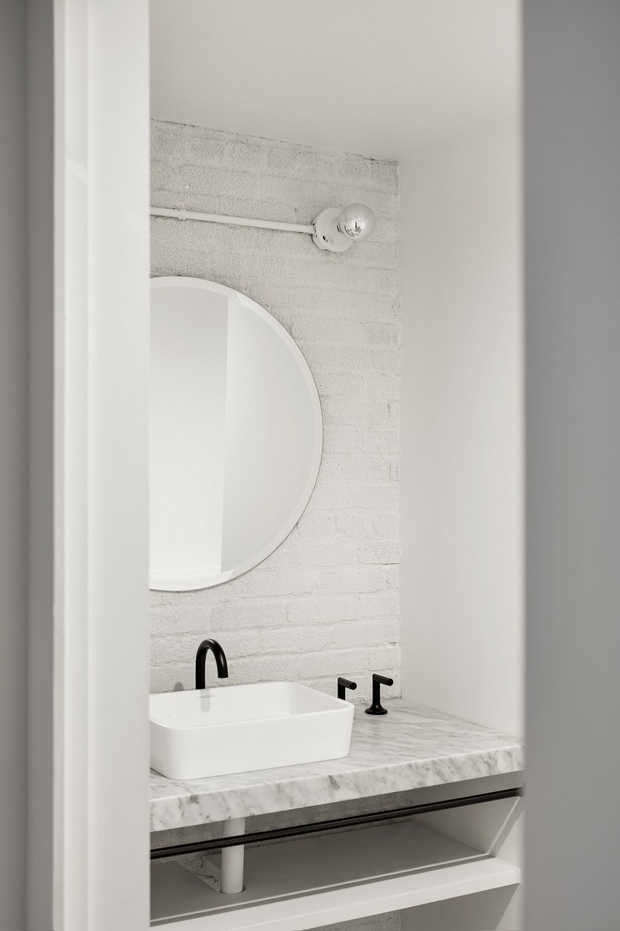 Saint-Laurent Apartment is a Cross Between a Hotel Room and Loft Apartment-28