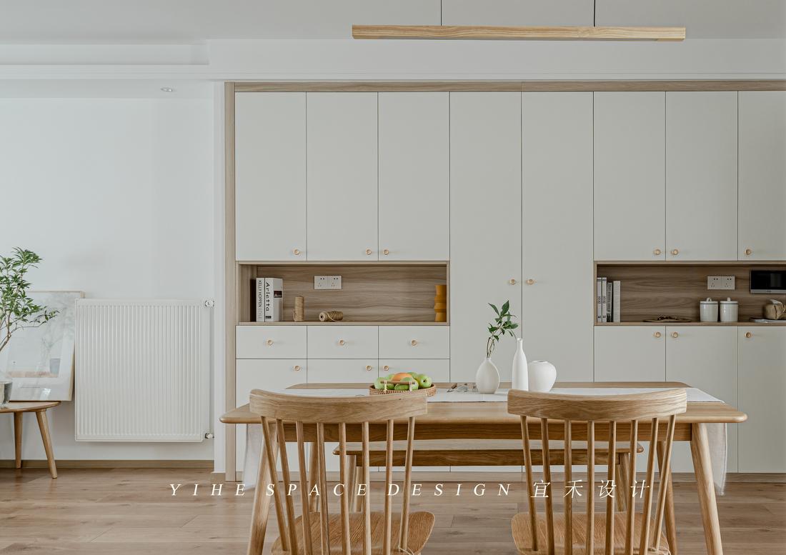 芜湖宜禾设计丨平层丨『 蜜 · 糖 』130㎡温暖日系原木-1