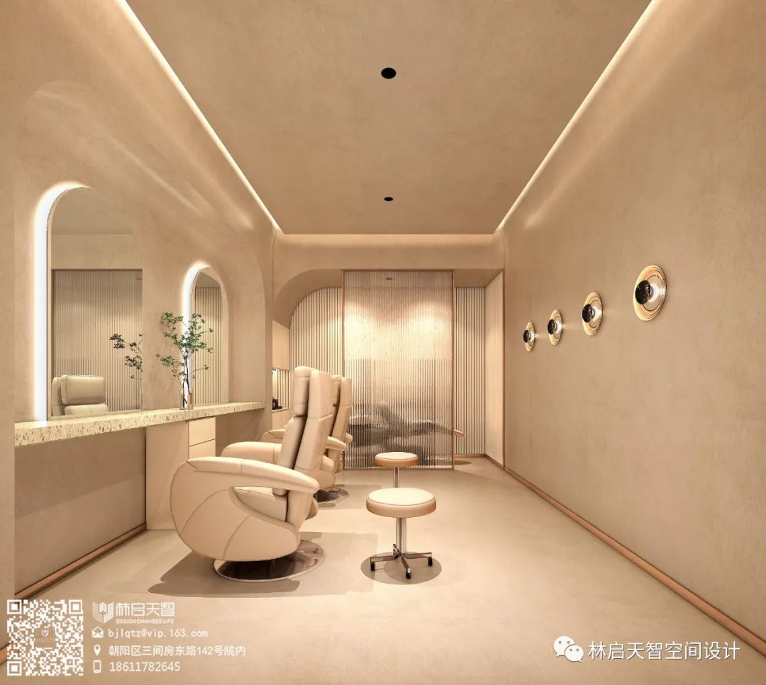 剪艺人生美发沙龙&FEEL 国际高科抗衰设计丨中国北京丨林启天智(北京)建筑工程设计有限责任公司-15