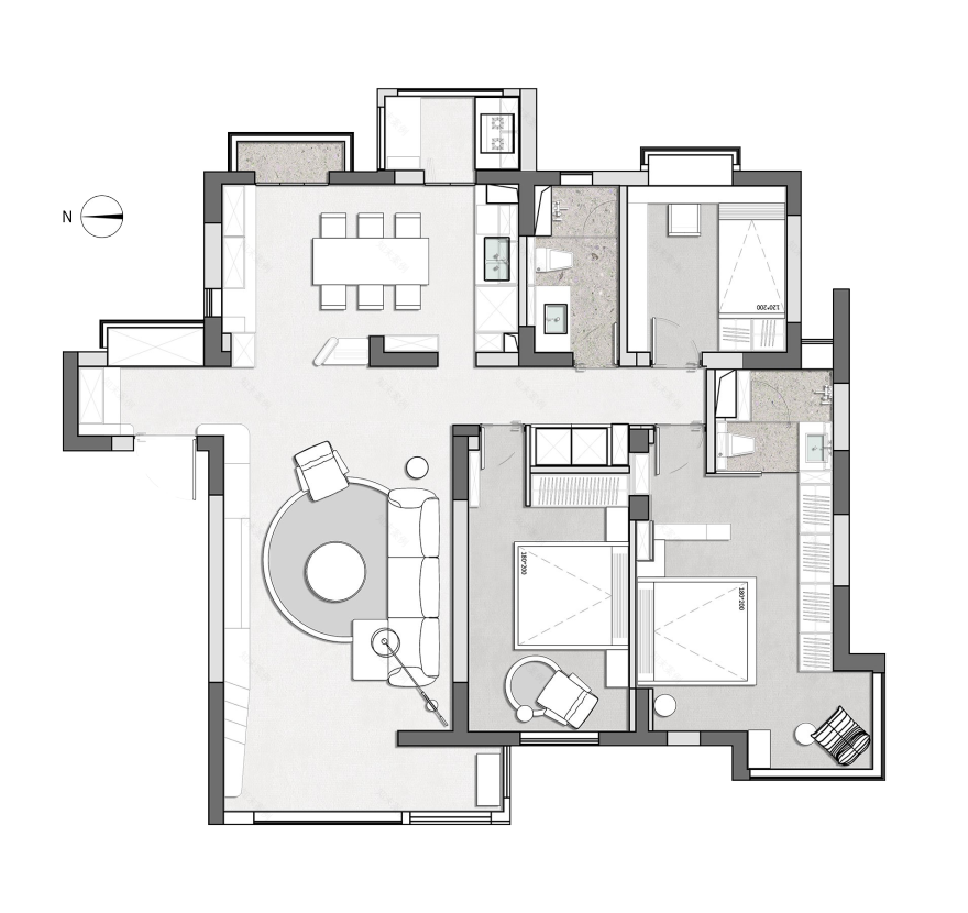 光影共舞,打造多元体验的栖居空间丨中国北京丨TEN DESIGN 行十设计-110