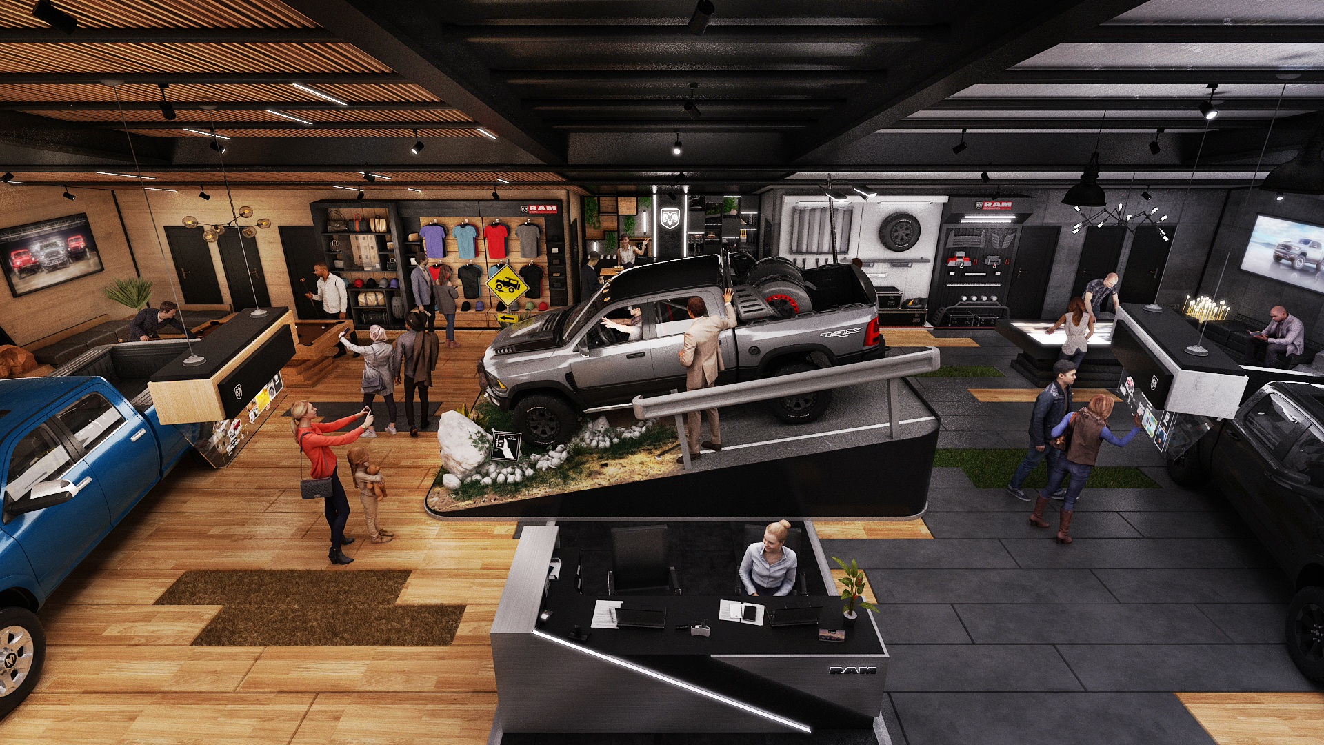 Flagship Dodge Ram - Espaço Construído-8