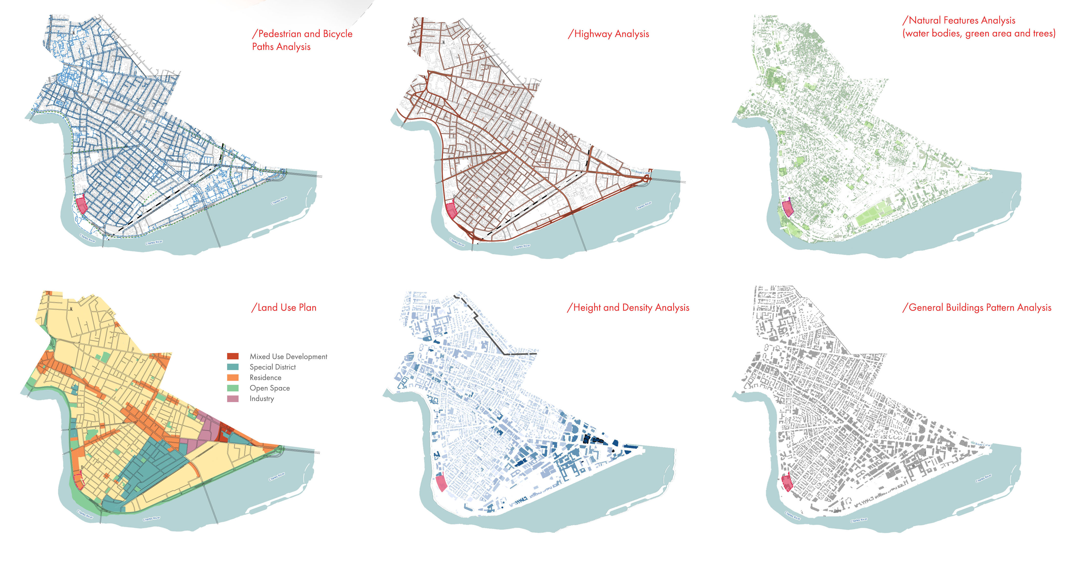 Memorial Drive 场地分析与概念方案丨美国-9
