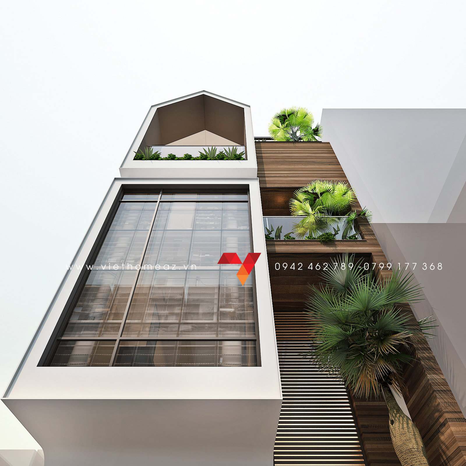 兴安河内联排别墅设计丨Kiến Trúc – Nội Thất VietHome-12