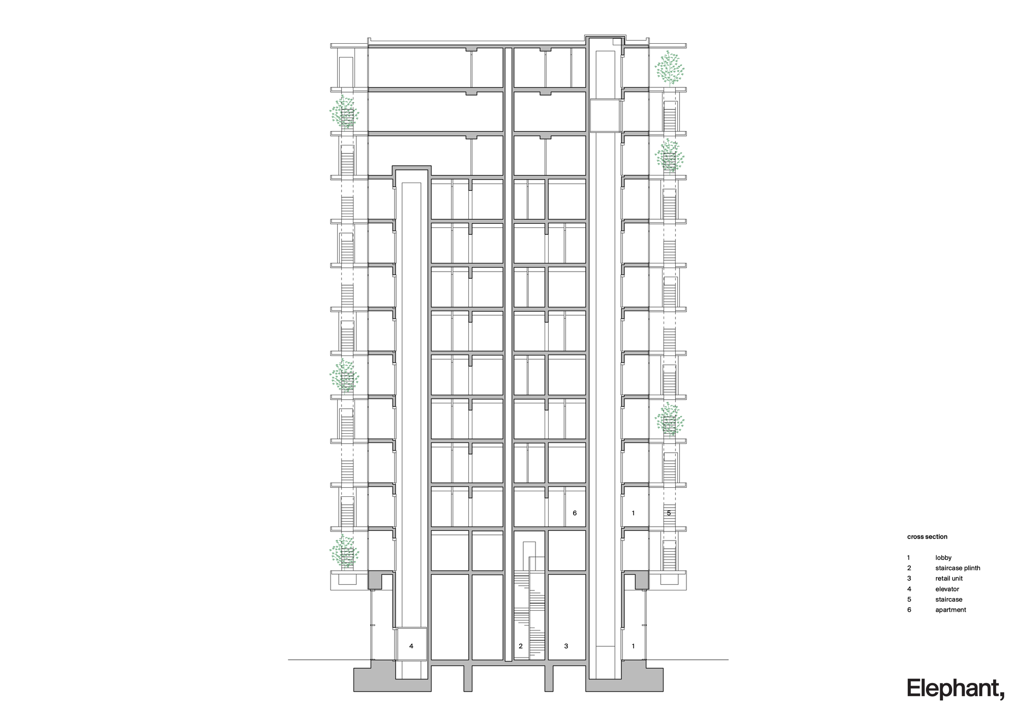 德沃图宁公寓大楼丨荷兰阿姆斯特丹丨Elephant-39