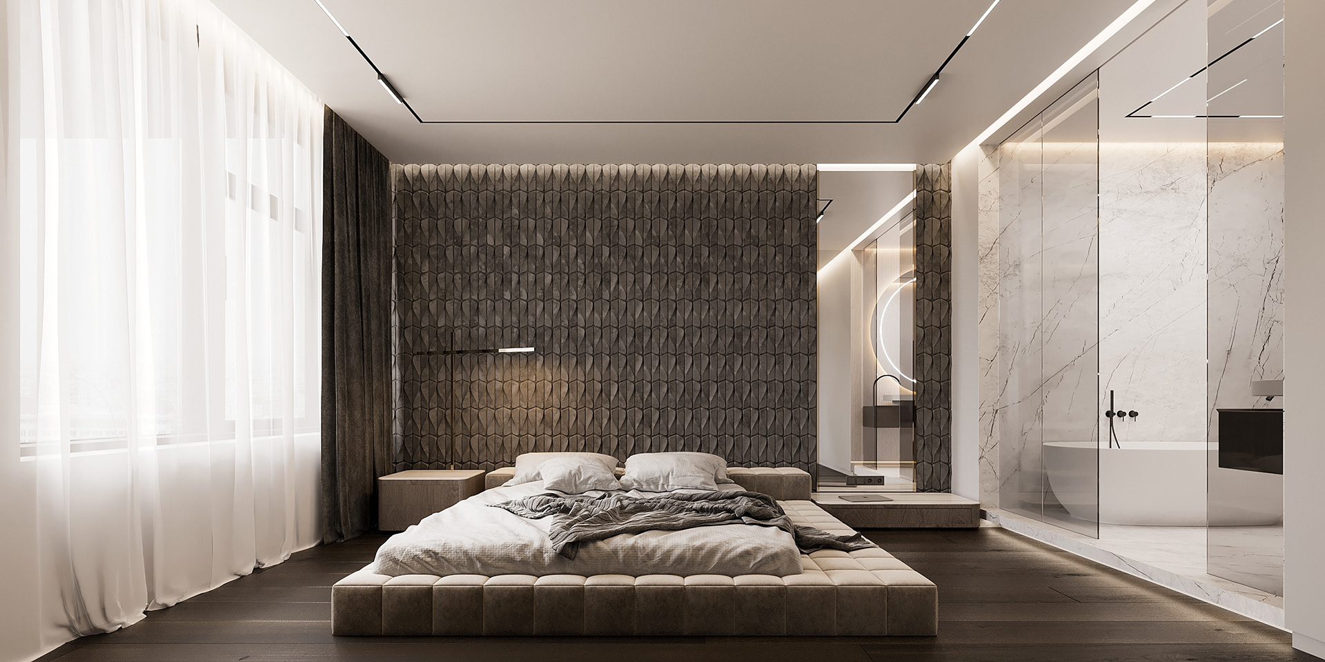 高级黑+简洁白 温和纯粹，回归空间的素净情怀-10