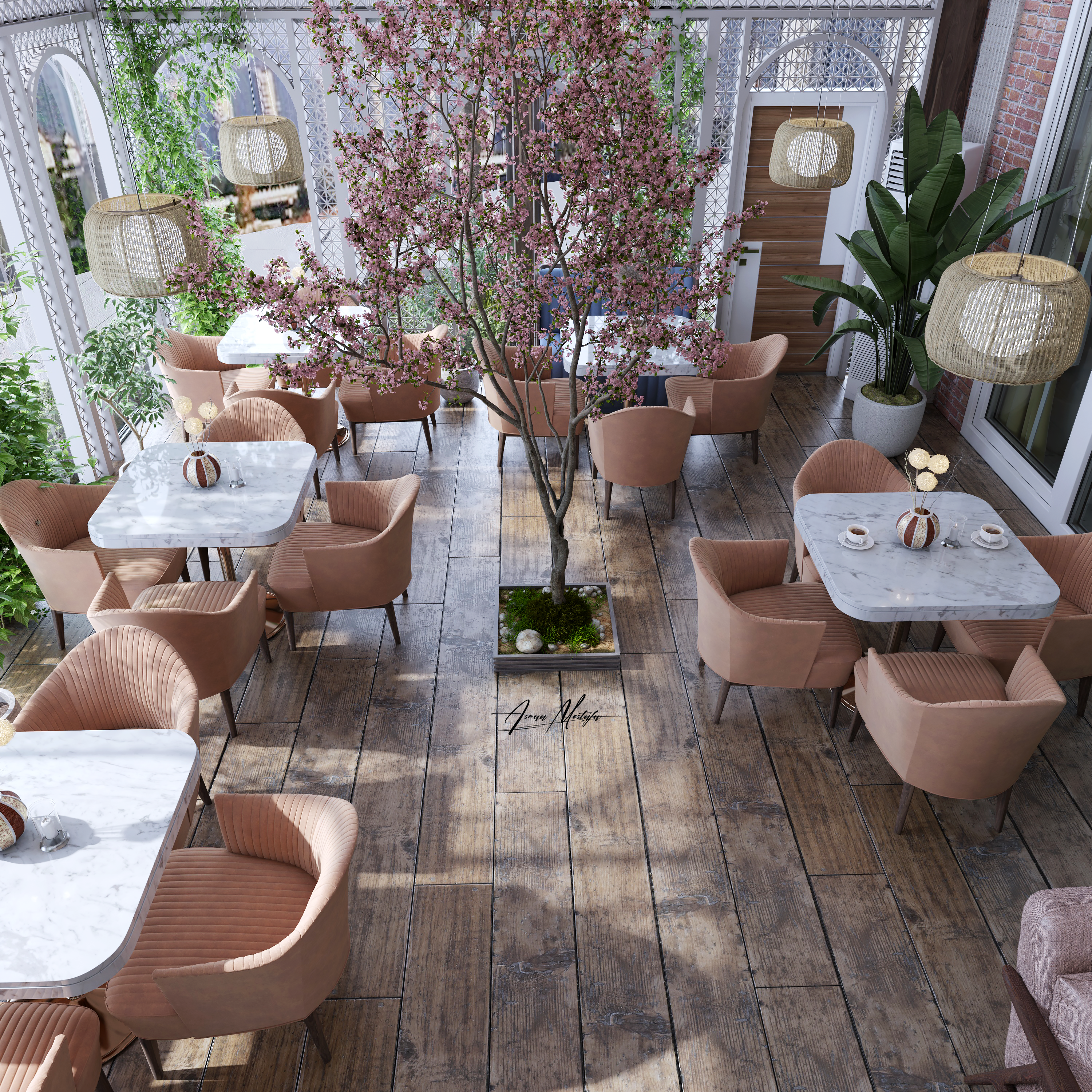 Barraha 酒店露台设计丨卡塔尔多哈丨室内设计师 Asmaa Mostafa-22