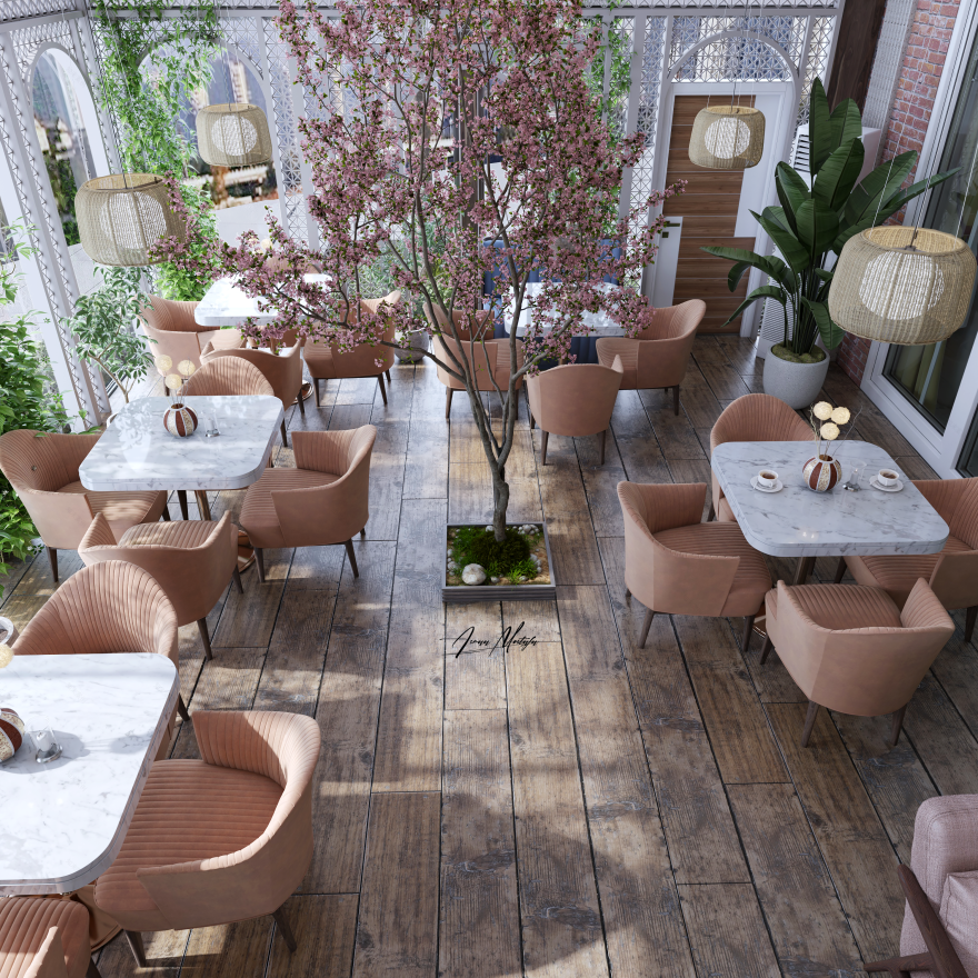 Barraha 酒店露台设计丨卡塔尔多哈丨室内设计师 Asmaa Mostafa-22