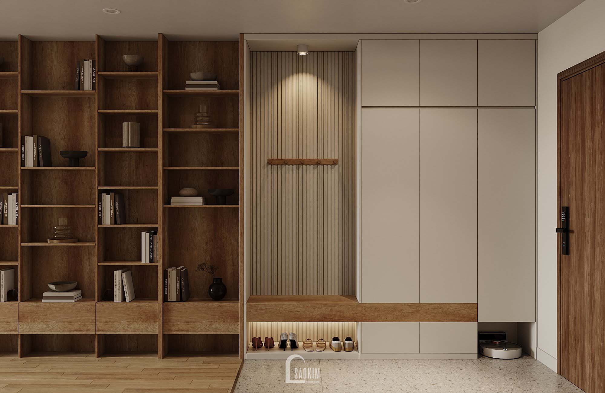 Apartment Design Japandi Style - HaNoi Paragon Project-15